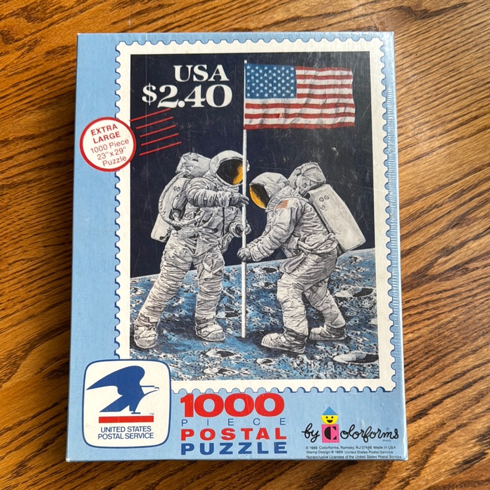 Colorforms 1000 Piece Postal Puzzle NWT 1989